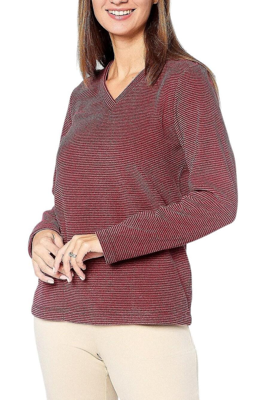 Denim & Co. Essentials Women's Long Sleeve Top Wine - Petite